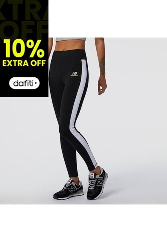 Pantalon New Balance Originals Bk-Athletics Negro Para Mujer New Balance