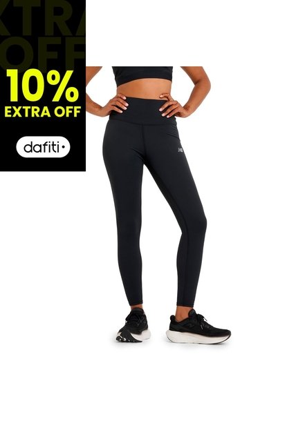 Leggings Deportivos New Balance Original Harmony Negro Mujer