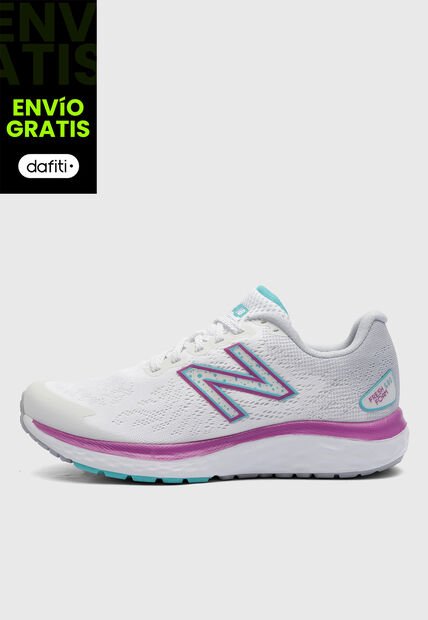 Tenis new balance Fresh Foam 680 v7 Blanco