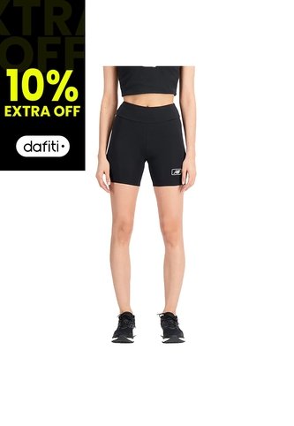 Pantaloneta New Balance Original Spandex Fitted Negro Mujer New Balance