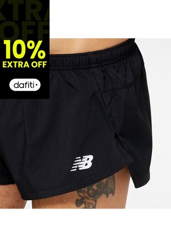 Pantaloneta Deportiva New Balance Original Negro Para Hombre New Balance