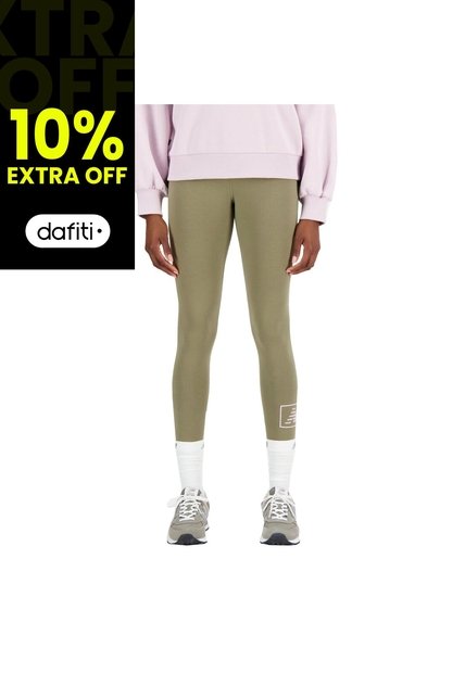 Pantalon Casual New Balance Original Essentials Verde Mujer