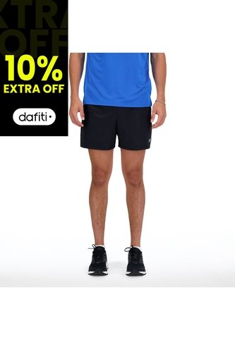 Pantaloneta Deportiva New Balance Original Negro Para Hombre New Balance