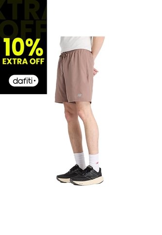 Pantaloneta Deportiva New Balance Original Café Para Hombre New Balance