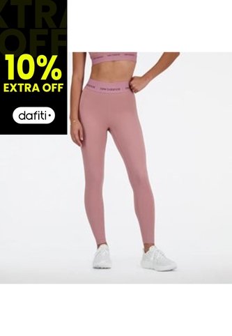 Leggin New Balance Original Essentials Rosa Mujer New Balance