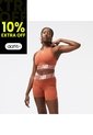 Top New Balance Original Relentless Crop Bra Naranja Mujer de New Balance