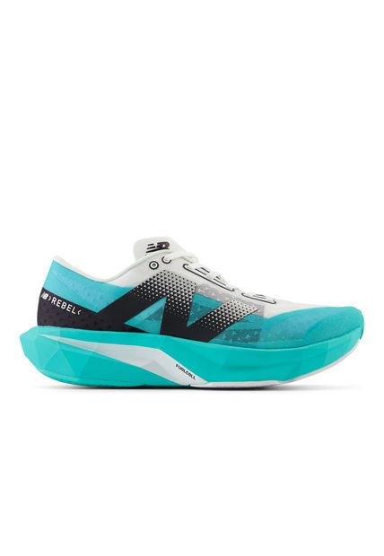 Tenis Deportivos New Balance FuelCell Rebel V4 Verde Hombre