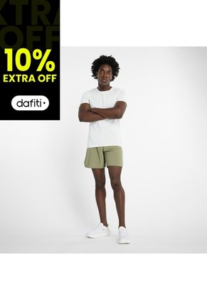 Pantaloneta Marca New Balance Original RC 7" Verde Hombre
