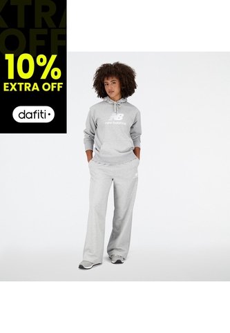 Pantalon Casual New Balance Original Essentials Gris Mujer New Balance