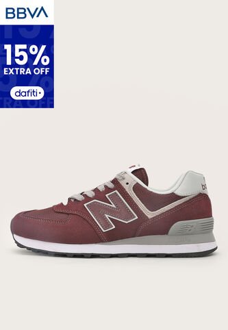 Tenis new balance 574 Vinotinto New Balance