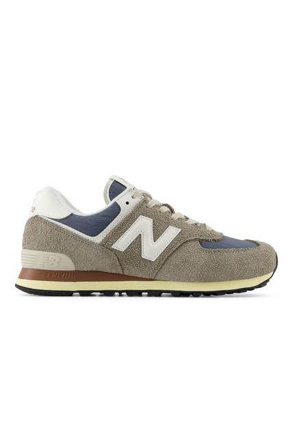 Tenis New Balance 574 Hombre-Gris/Azul