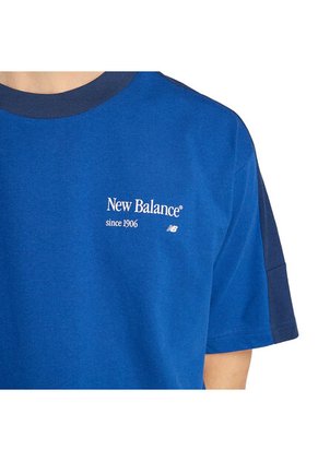 Camisa Deportiva New Balance Originales Graphics Azul Hombre