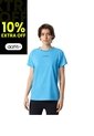 Camiseta New Balance Relentless Crew Para Mujer-Azul de New Balance