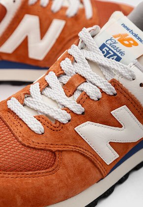 Tenis new balance 574 Naranja