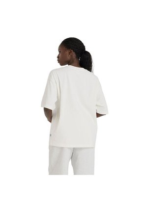 Camisa Deportiva New Balance Originales Graphic Blanco Mujer