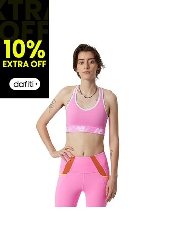 Top Deportivo New Balance Pace 3.0 Para Mujer-Rosa New Balance