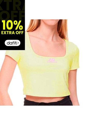 Camiseta New Balance Athletics Amplified Para Mujer-Blanco New Balance