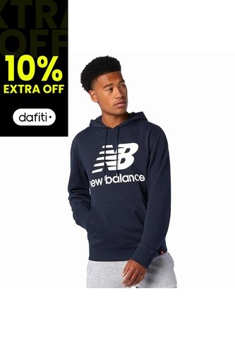 Hoodie New Balance Essentials Para Hombre-Azul New Balance