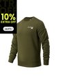 Sueter New Balance Classic Core Crew Para Hombre-Verde de New Balance