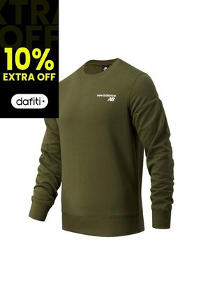 Sueter New Balance Classic Core Crew Para Hombre-Verde