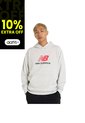 Hoodie New Balance Originales French Terry Gris Para Hombre de New Balance