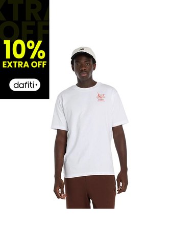 Camisa Deportiva New Balance Original Graphics Blanco Hombre New Balance