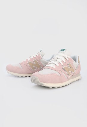 Tenis Lifestyle Rosa-Blanco-Beige New Balance 373