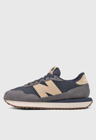 Tenis Lifestyle Azul Navy-Uva-Taupe new balance 237 New Balance