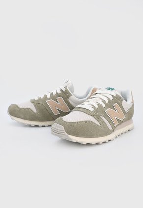 Tenis Lifestyle Verde-Blanco-Beige New Balance 373