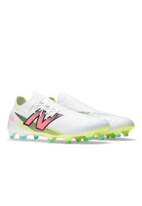 New Balance Guayos New Balance HombeFuron Pro FG V7+- Blanco-Amarillo Guayos