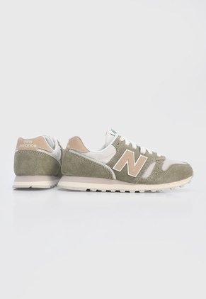 Tenis Lifestyle Verde-Blanco-Beige New Balance 373