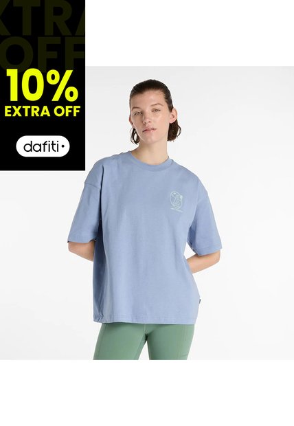 Camisa Deportiva New Balance Original X DebutVase Azul Mujer