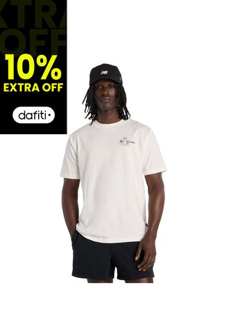 Camisa Deportiva New Balance Original Graphics Blanco Hombre New Balance