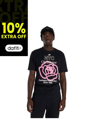 Camisa Deportiva New Balance Originals Graphics Negro Hombre New Balance