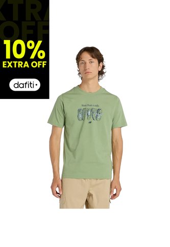 Camisa Deportiva New Balance Originals Graphics Verde Hombre New Balance