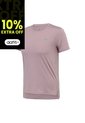 Camisa Deportiva New Balance Originals Essentials Lila Mujer de New Balance