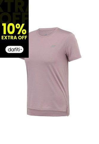 Camisa Deportiva New Balance Originals Essentials Lila Mujer New Balance