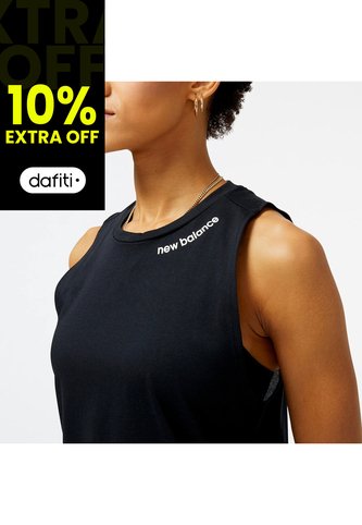 Camisa Deportiva New Balance Original Relentless Negro Mujer New Balance