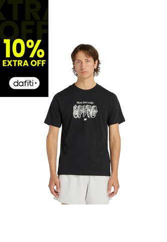 Camisa Deportiva New Balance Originals Graphics Negro Hombre New Balance