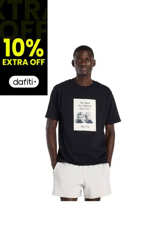 Camisa Deportiva New Balance Originals Graphics Negro Hombre New Balance