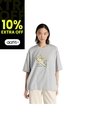 Camisa Deportiva New Balance Original Flower Shoe Gris Mujer de New Balance