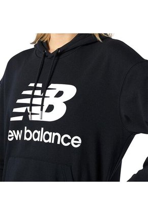 Hoodie New Balance Essentials Para Mujer-Negro