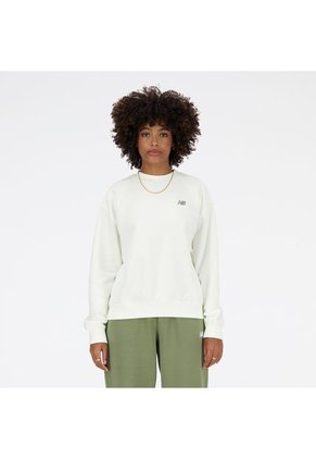 Sueter Marca New Balance Sport Ess Original Blanco Mujer