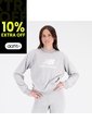 Chaqueta New Balance Originals Essentials Stacked Gris Mujer de New Balance
