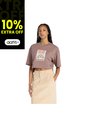 Camisa Deportiva New Balance Original AthGradient Café Mujer de New Balance