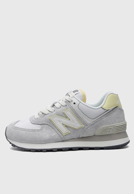 Tenis Lifestyle Gris-Amarillo Pastel new balance 574