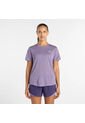 Camisa Deportiva New Balance Originales Athletics Lila Mujer de New Balance