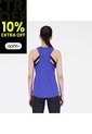 Camisa Deportiva New Balance Original QSpeed Azul Para Mujer de New Balance