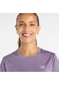Camisa Deportiva New Balance Originales Athletics Lila Mujer de New Balance