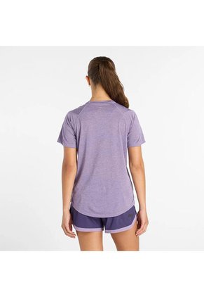 Camisa Deportiva New Balance Originales Athletics Lila Mujer